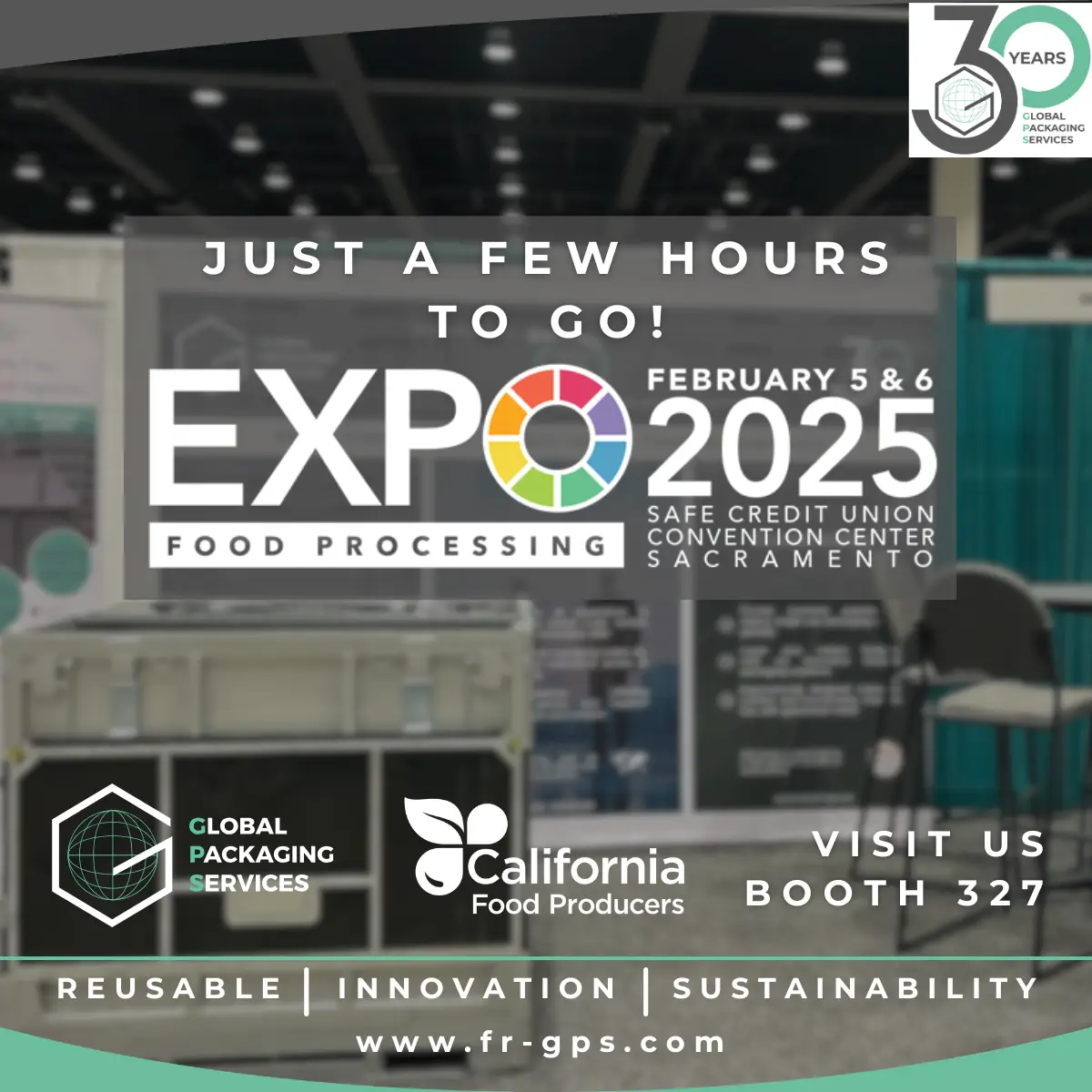 USA FOOD PROCESSING EXPO  is tomorrow !