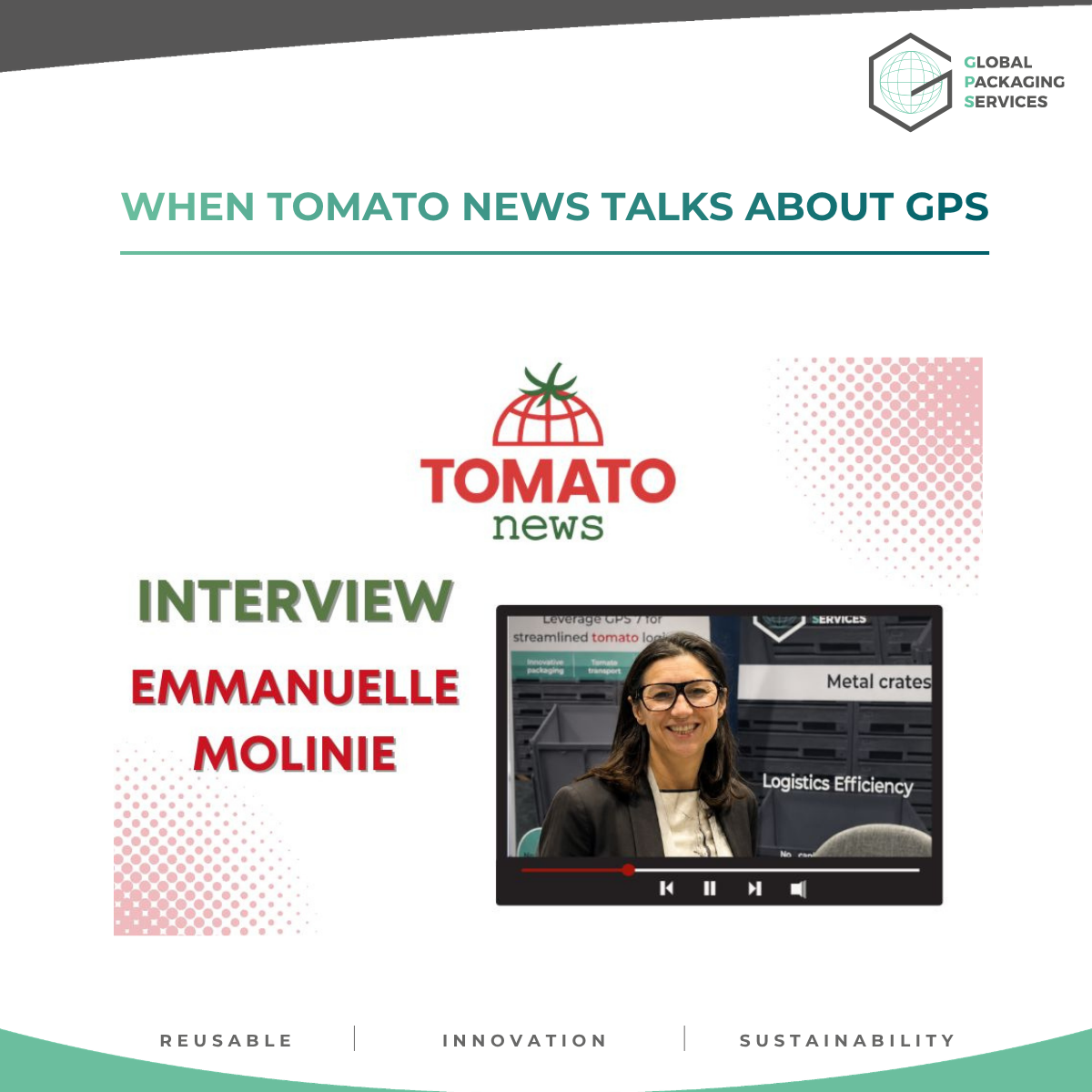 🎥 Exclusive Interview – Emmanuelle MOLINIE featured in Tomato News
